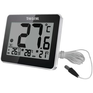 Indoor/Outdoor Thermometer with Wired Probe