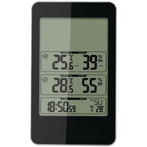 Indoor/Outdoor Digital Thermometer with Barometer & Timer